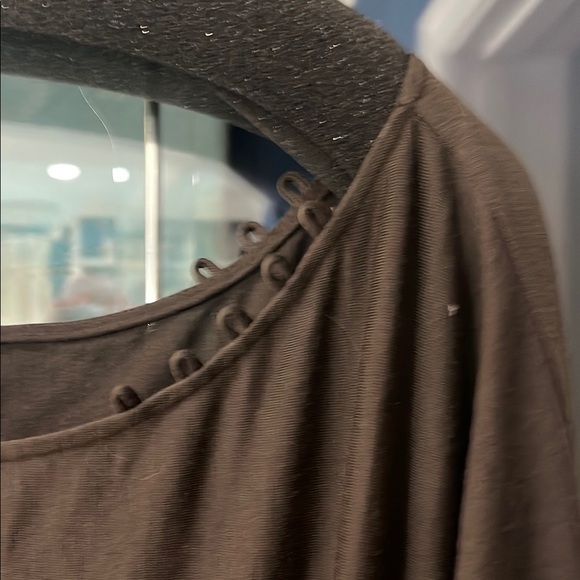 Theory  Chocolate Brown Wool Dress with sash - unlined - Picture 5 of 8